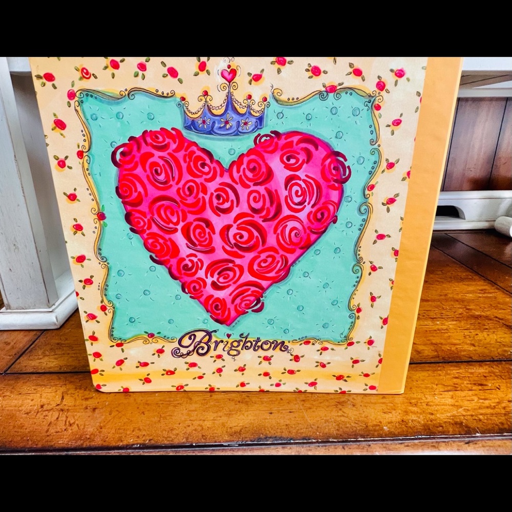 ❤️💜💛BRIGHTON 3 RING SPRIAL NOTEBOOK❤️💛💙 - Picture 9 of 9